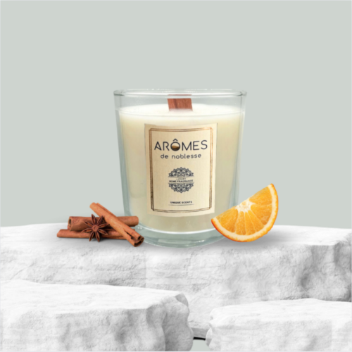 Αρωματικό κερί σόγιας aromes de noblesse – Πορτοκάλι κανέλα